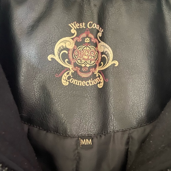 West Coast Connection Leather Coat with Hood - Picture 5 of 5